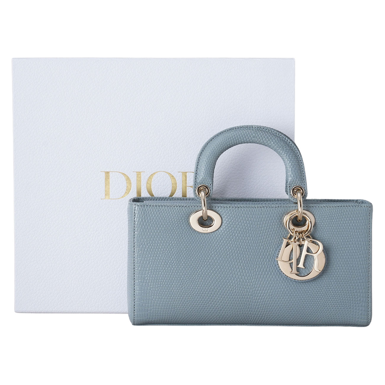 CHRISTIAN DIOR(USED)디올 레이디 D-조이 리자드 백